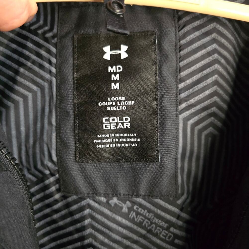Under Armour Men’s 3-in-1 Storm Jacket ColdGear Black Sz M - Picture 3 of 3